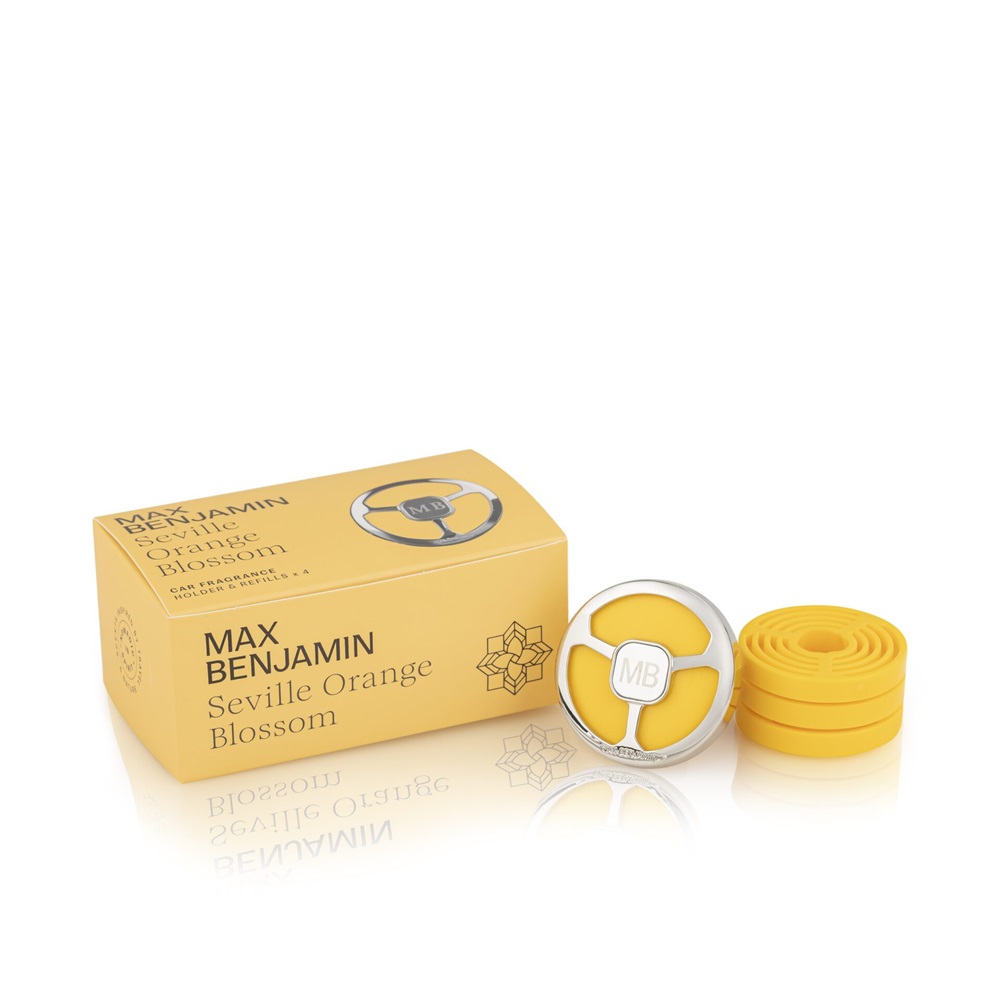 Max Benjamin Auto-Duftspender Geschenkset Seville Orange Blossom