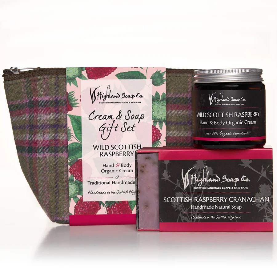 The Highland Soap Company Hautpflege-Geschenkset Wild Scottish Rapsberry