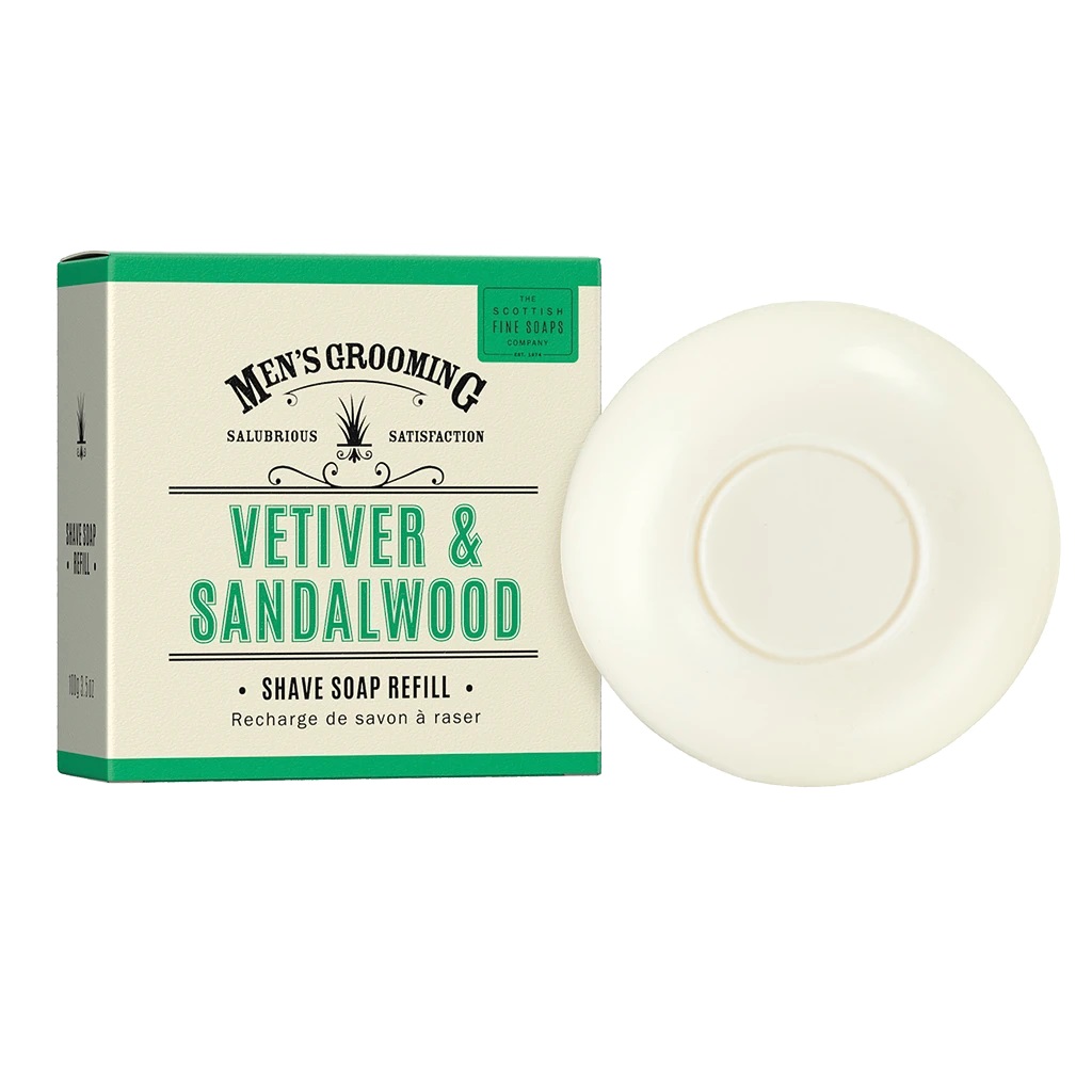 Scottish Fine Soaps Rasierseife Vetiver & Sandalwood 100g