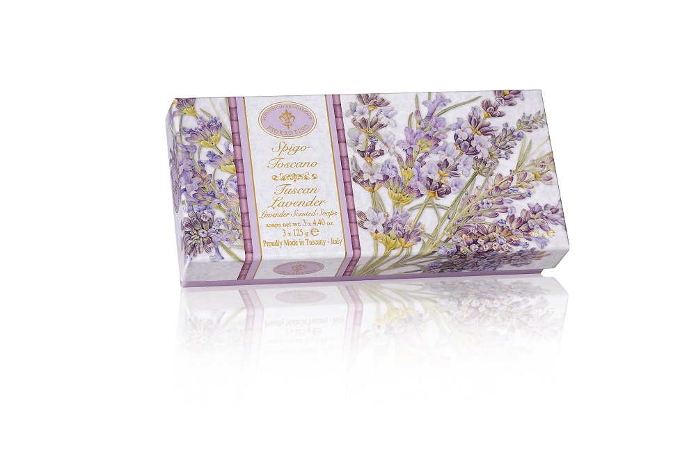 Fiorentino Seife Tuscan Lavender 3 x 125g