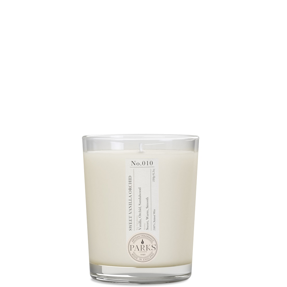 Parks London Duftkerze HOME No10 Sweet Vanilla Orchid 180g