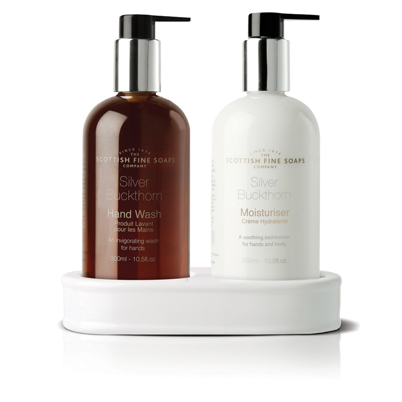 Scottish Fine Soaps Flüssigseife & Handlotion Silver Buckthorn je 300ml