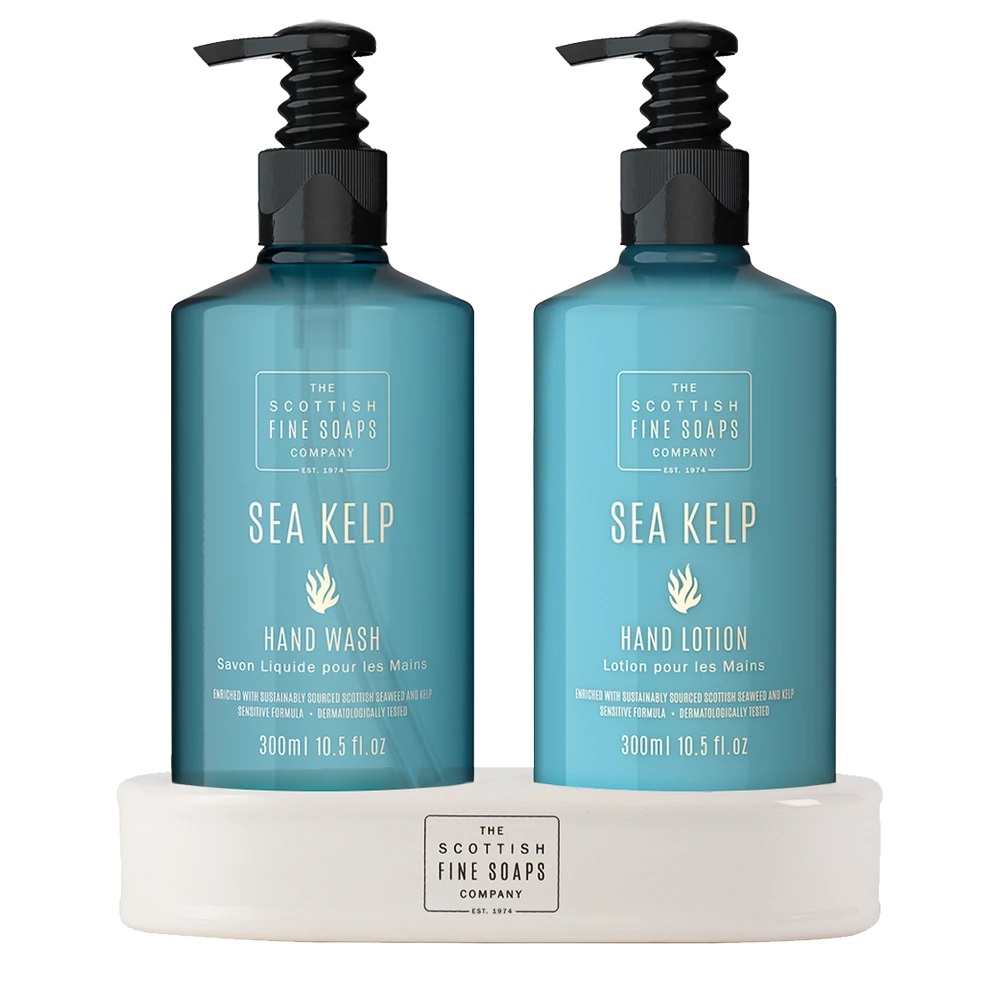 Scottish Fine Soaps Flüssigseife & Handlotion Sea Kelp - Marine Spa je 300ml