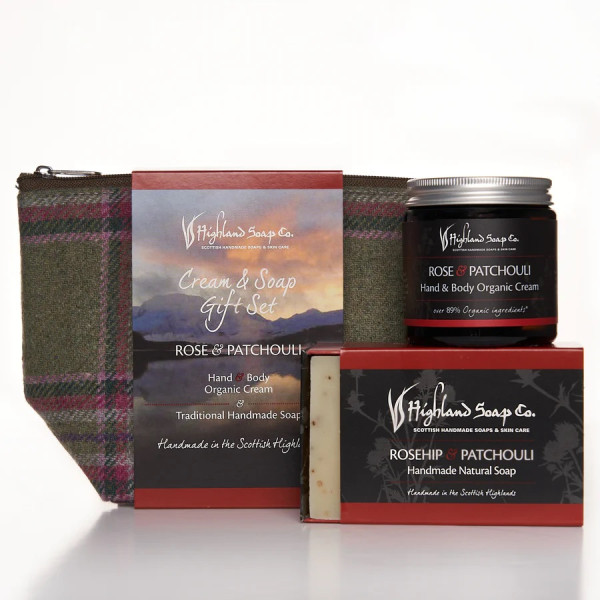 The Highland Soap Company Hautpflege-Geschenkset Rose & Patchouli